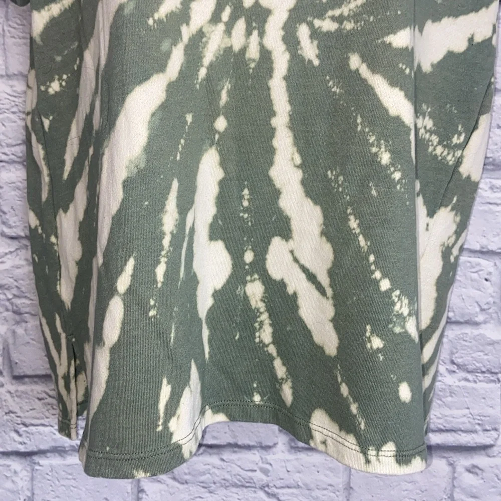 Olive & Oak size Small Terry Green Bleach Tie-Dye Sweatshirt - Picture 3 of 13